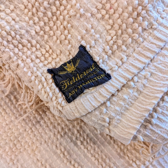 2 vintage fieldcrest coverlets